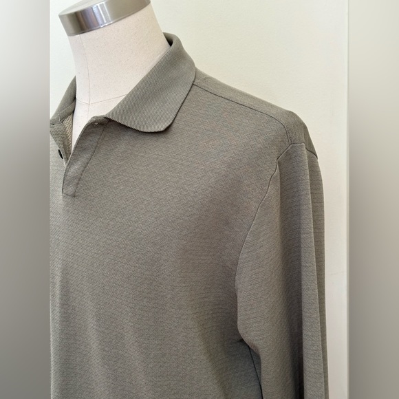 Claiborne Green/Brown Long Sleeve’s Casual Top SZ XL. 74% Cotton 26% Polyester - Picture 2 of 12